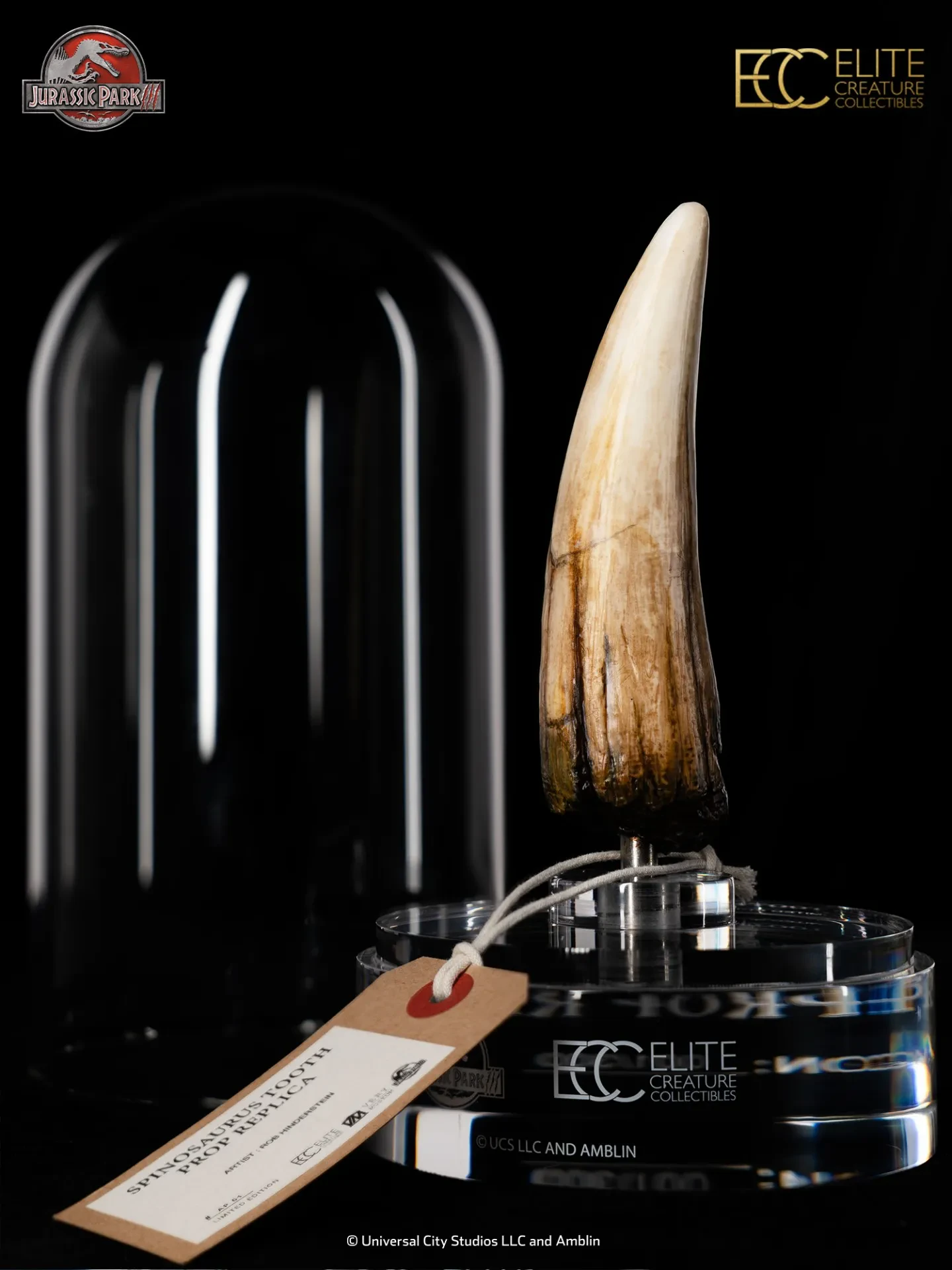 JURASSIC PARK - Iii Spinosaurus Tooth Prop Reproduction - Figurine